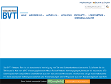 Tablet Screenshot of bvt-tore.de